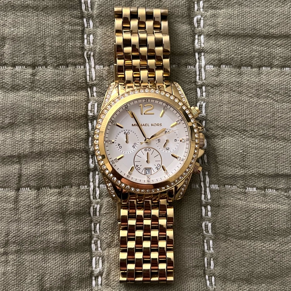 Michael Kors Women’s Gold Chronograph Watch